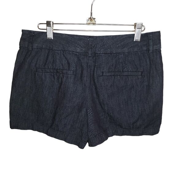 Loft Ann Taylor trouser style denim jeans shorts Size 4 - Picture 2 of 6